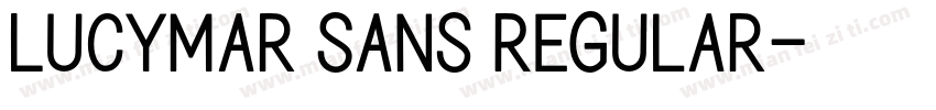 Lucymar Sans Regular字体转换
